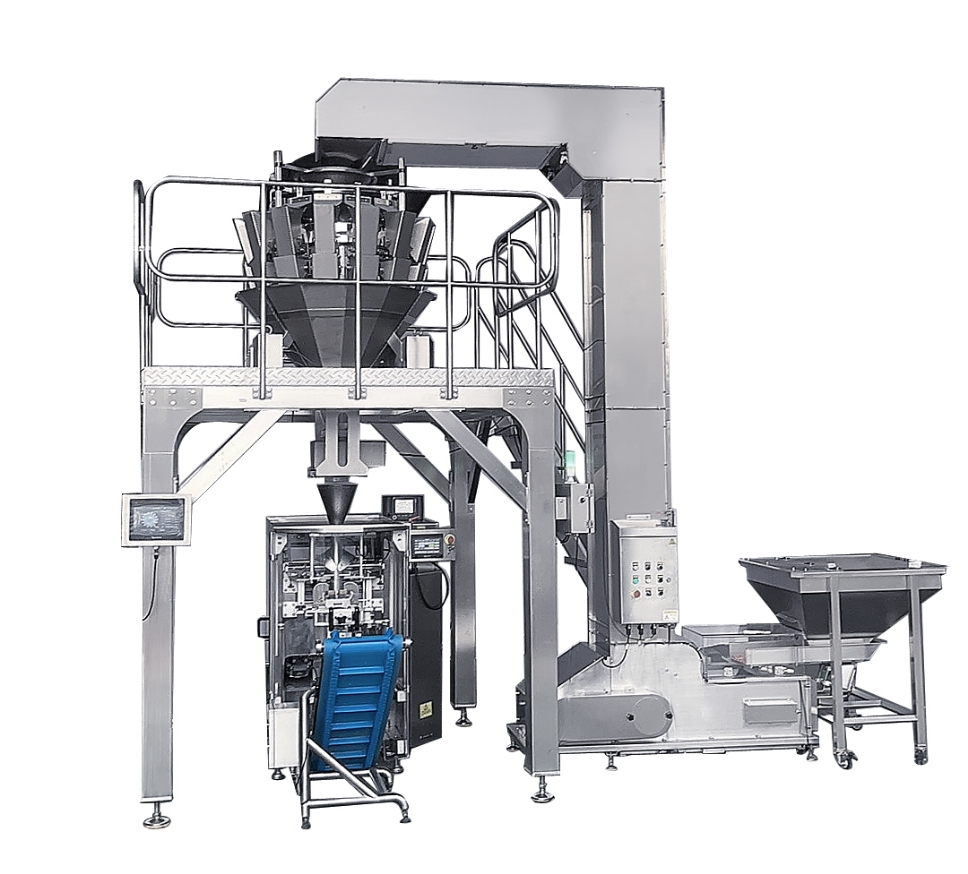 VP420A Vffs Packer VP420A Vertical Packaging Machine designed for packaging mixed nuts and snack foods into small bags, achieving a maximum speed of 60 bags per minute